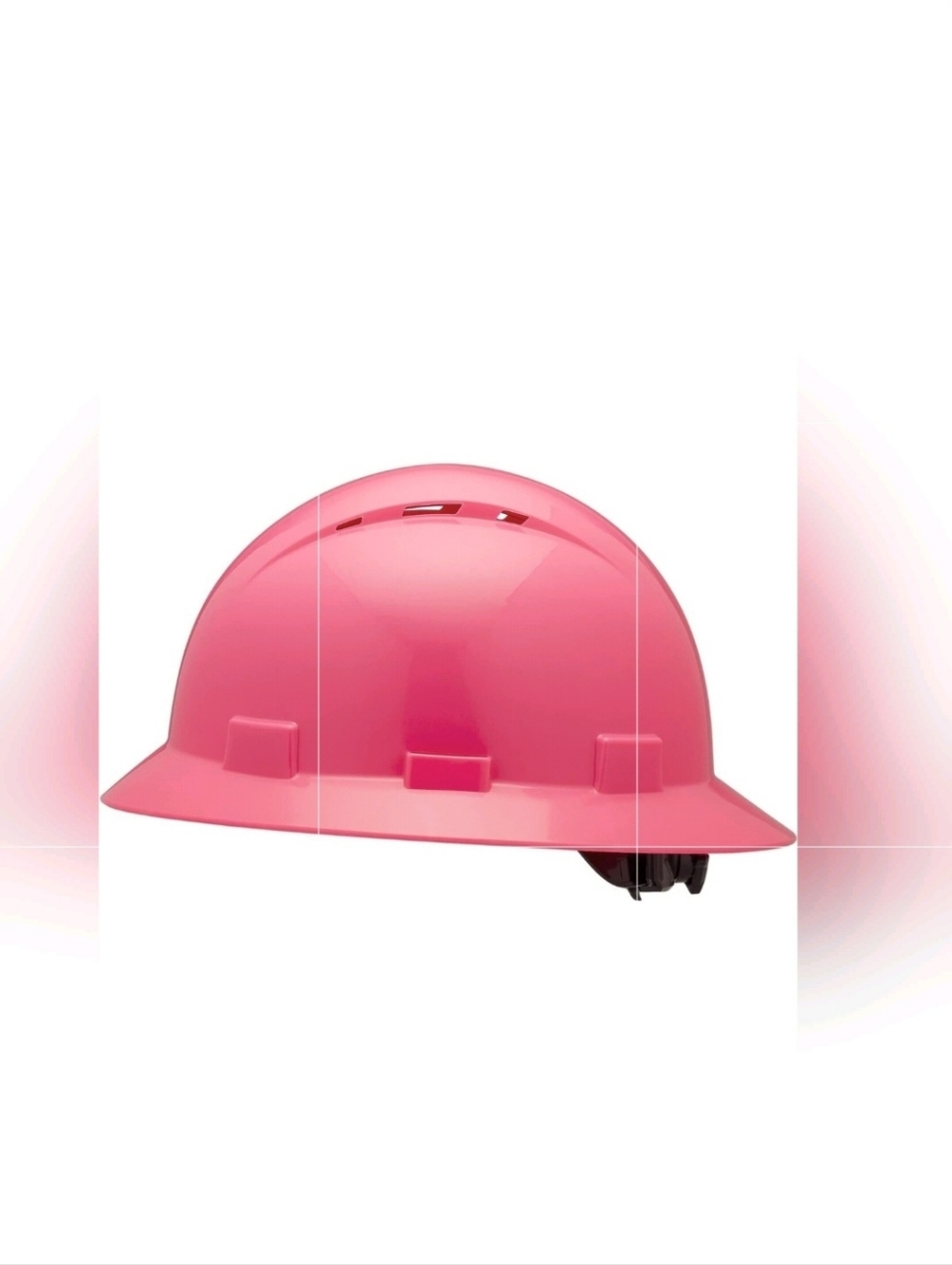 Ridgerock Pink Full Brim Hard Hat OSHA Approved
